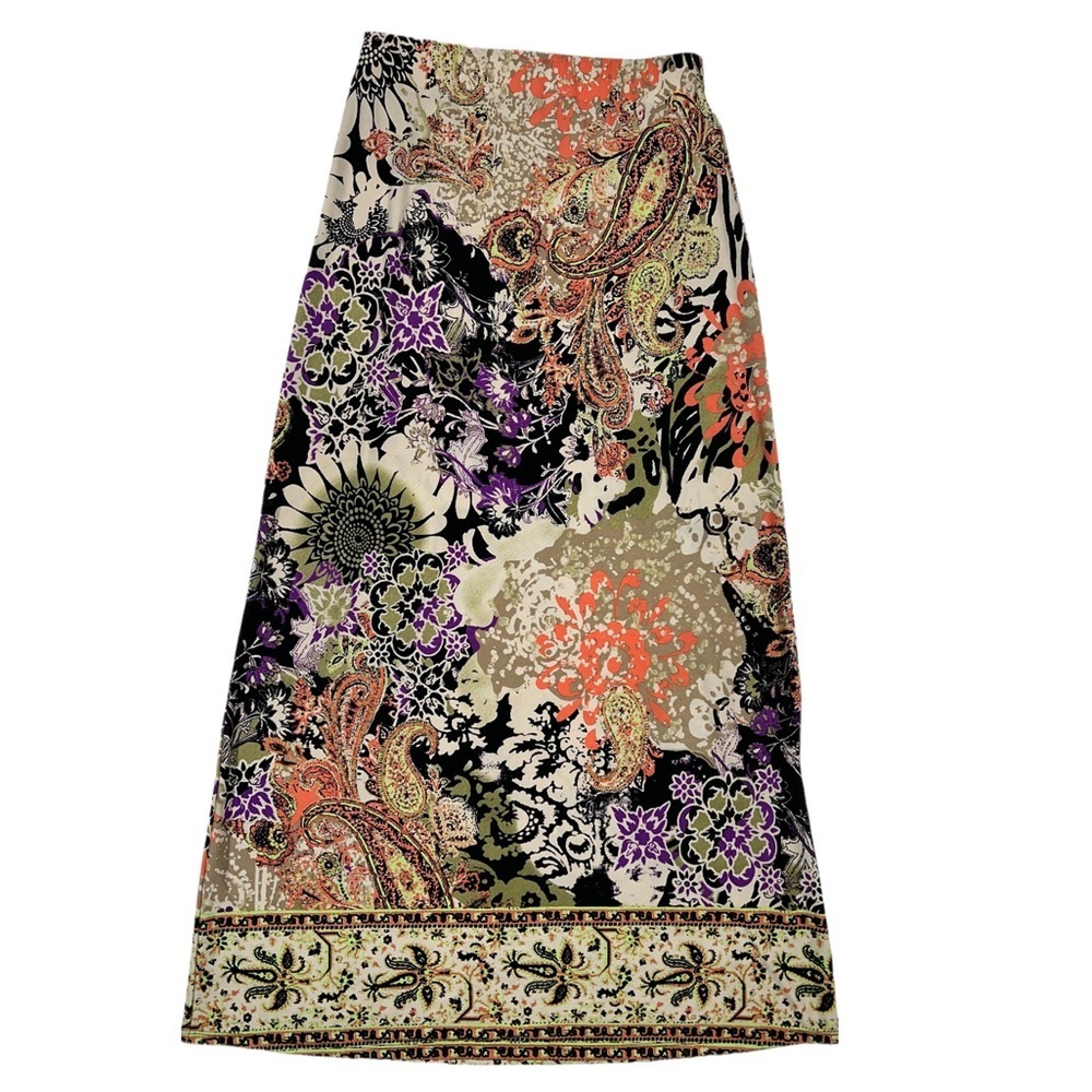 Women’s Boho Paisley Maxi Skirt – Size XS